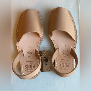 Pons Avarca classic style, size 6 in tan